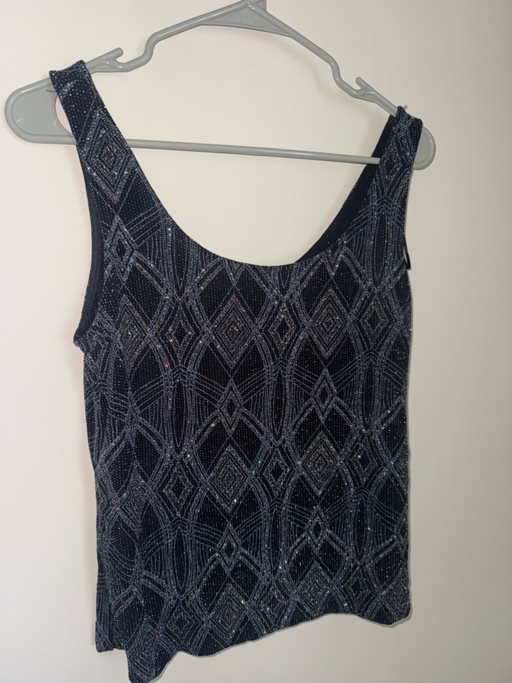 NWT Alex Evenings glitter Tank Top